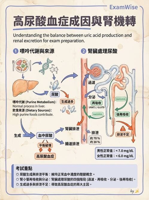醫檢師 - 腎臟機能與代謝評估 - AI 圖文解析預覽