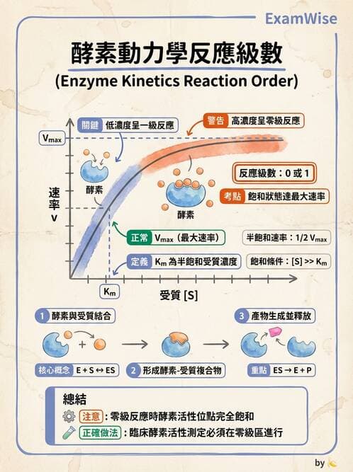 醫檢師 - 臨床酵素學基礎 - AI 圖文解析預覽