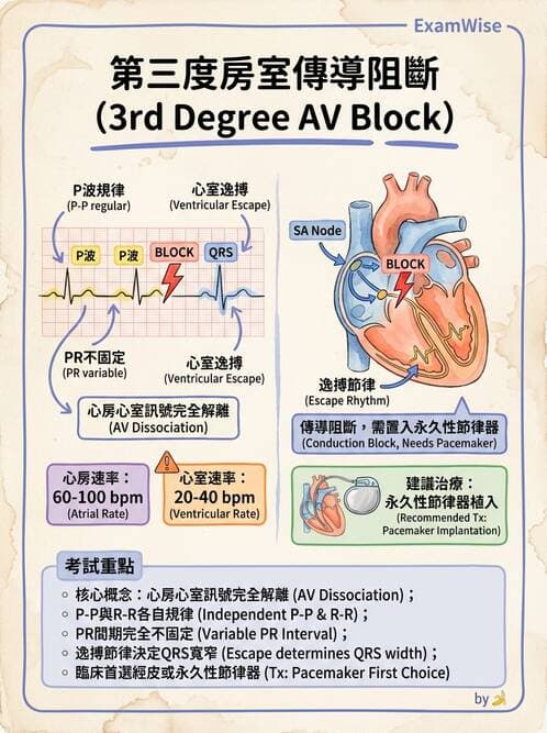 醫檢師 - 心律不整判讀 - AI 圖文解析預覽
