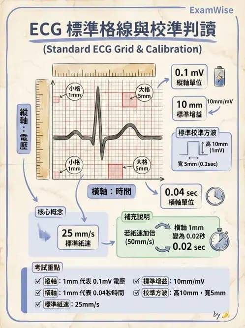 醫檢師 - 心電圖基礎與判讀 - AI 圖文解析預覽