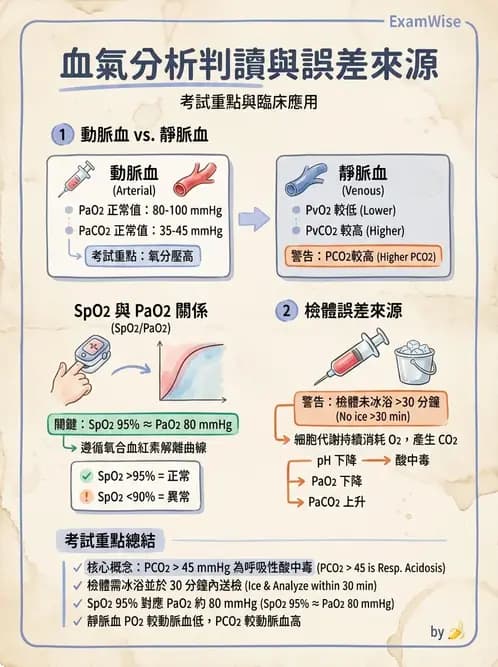 醫檢師 - 血液氣體分析 - AI 圖文解析預覽