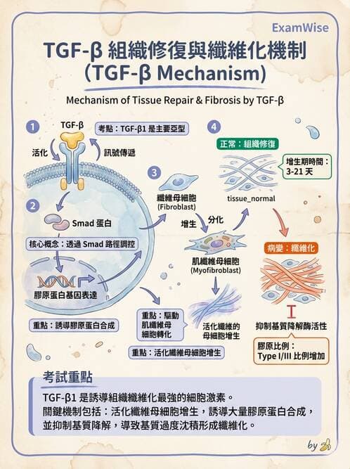 醫檢師 - 細胞傷害、發炎與修復 - AI 圖文解析預覽