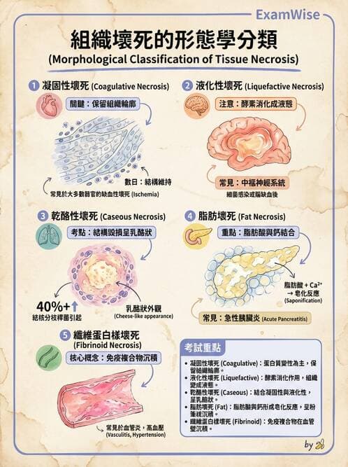 醫檢師 - 細胞傷害、發炎與修復 - AI 圖文解析預覽