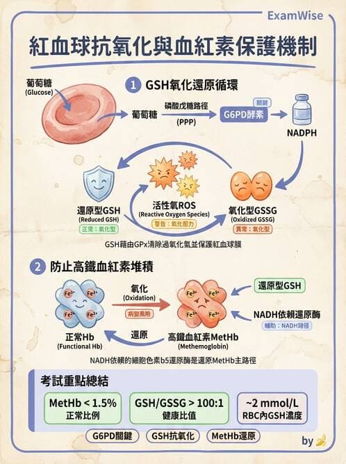 醫檢師 - 紅血球生理與形態 - AI 圖文解析預覽