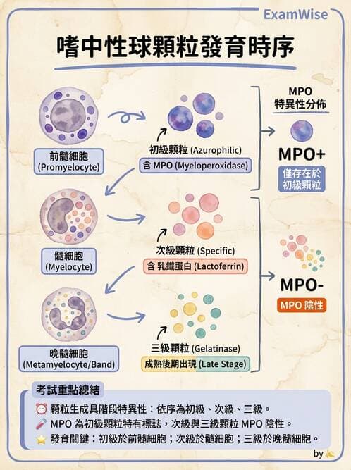 醫檢師 - 白血球生理與形態 - AI 圖文解析預覽