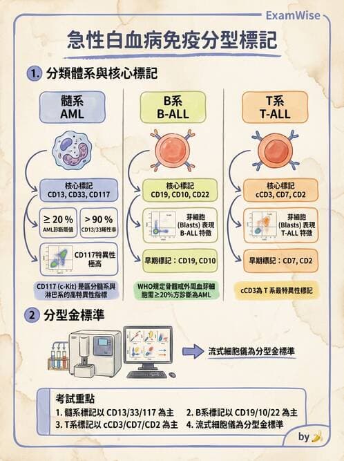 醫檢師 - 急性白血病 - AI 圖文解析預覽
