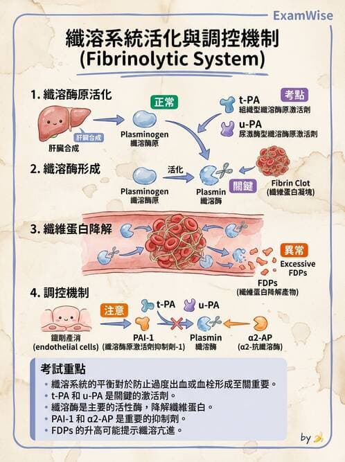 醫檢師 - 凝血因子與凝血檢驗 - AI 圖文解析預覽