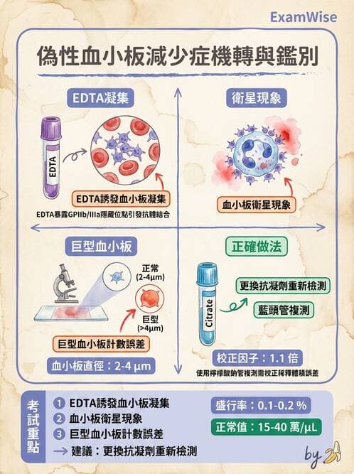 醫檢師 - 血小板與止血生理 - AI 圖文解析預覽