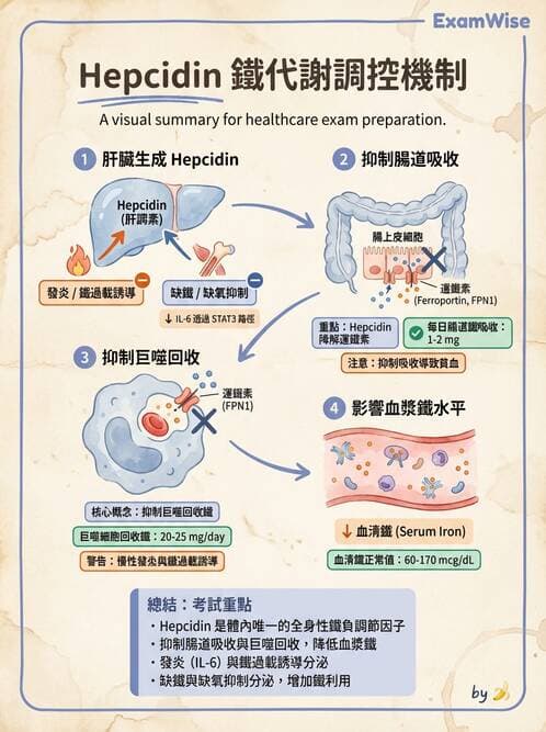 醫檢師 - 貧血診斷與營養缺乏性貧血 - AI 圖文解析預覽
