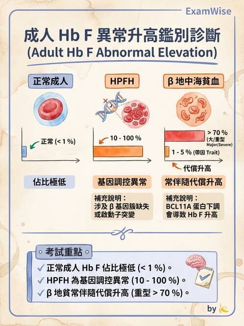 醫檢師 - 溶血性貧血與血色素病變 - AI 圖文解析預覽