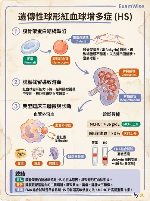醫檢師 - 溶血性貧血與血色素病變 - AI 圖文解析預覽