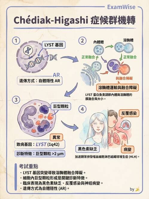 醫檢師 - 白血球生理與形態 - AI 圖文解析預覽