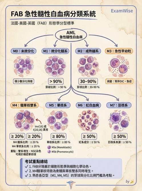 醫檢師 - 急性白血病 - AI 圖文解析預覽
