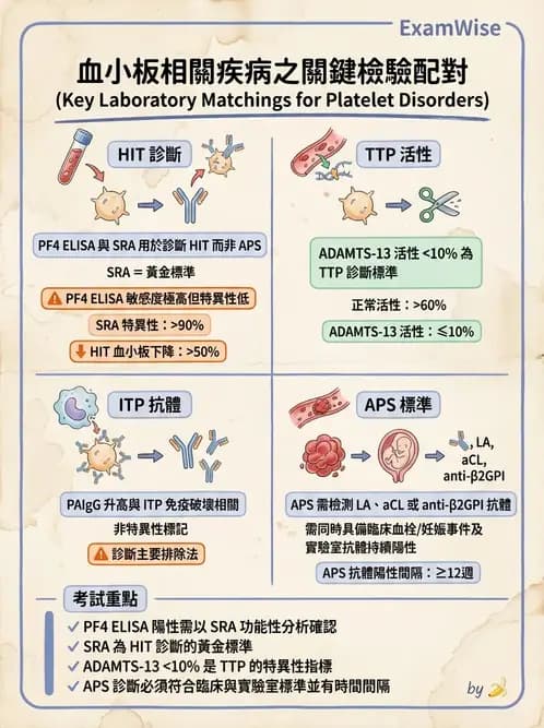 醫檢師 - 血栓性疾病與抗凝治療監測 - AI 圖文解析預覽
