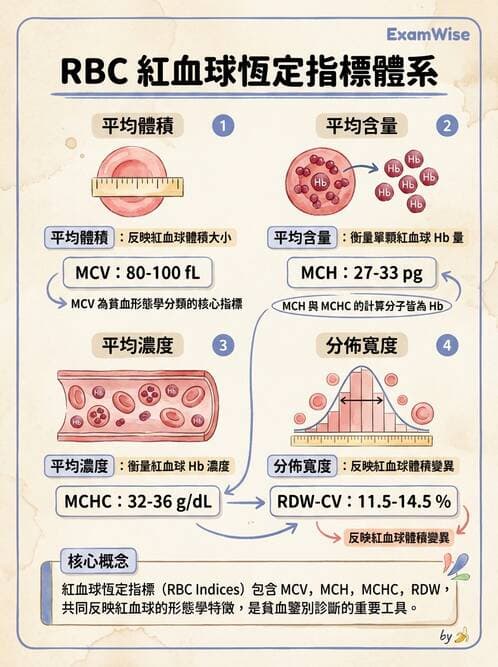 醫檢師 - 紅血球生理與形態 - AI 圖文解析預覽