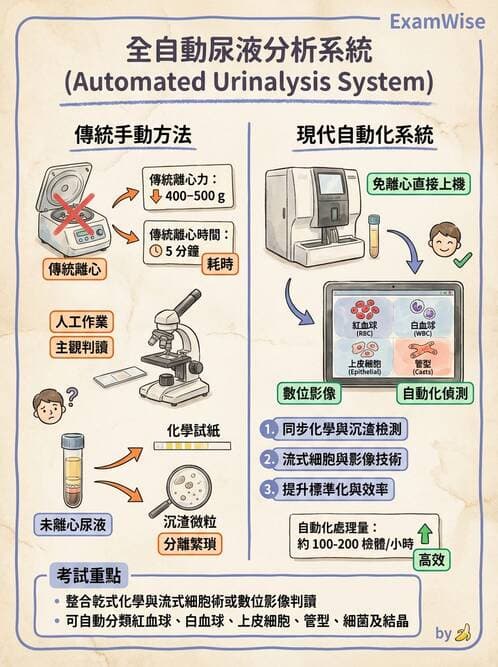 醫檢師 - 尿沉渣鏡檢與物理檢查 - AI 圖文解析預覽