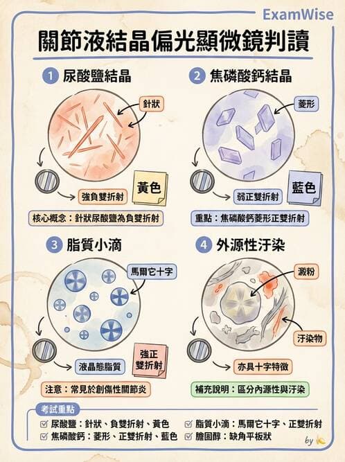 醫檢師 - 滑膜液檢查 - AI 圖文解析預覽