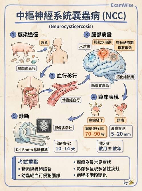 醫檢師 - 寄生蟲檢查-蠕蟲類 - AI 圖文解析預覽