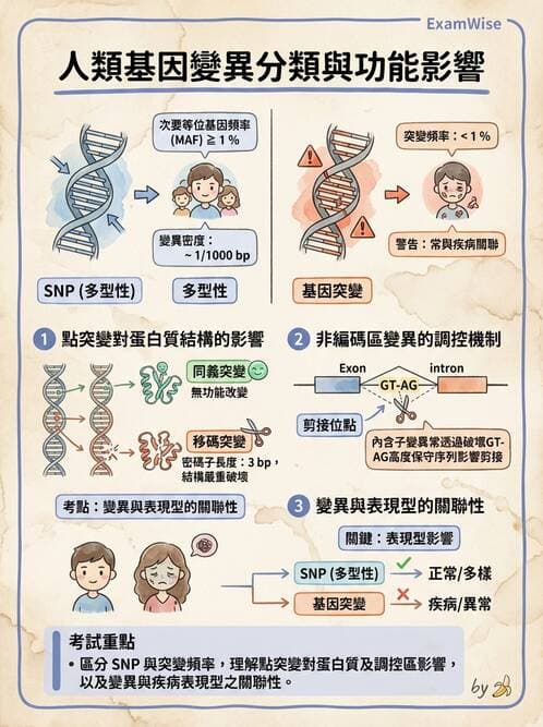 醫檢師 - 基礎分子生物學 - AI 圖文解析預覽