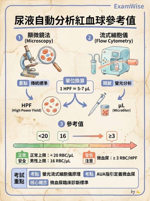 醫檢師 - 尿沉渣鏡檢與物理檢查 - AI 圖文解析預覽