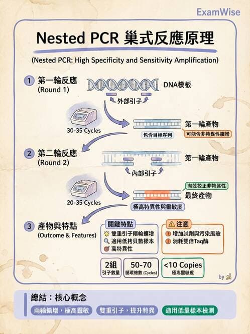 醫檢師 - 核酸擴增與萃取技術 - AI 圖文解析預覽