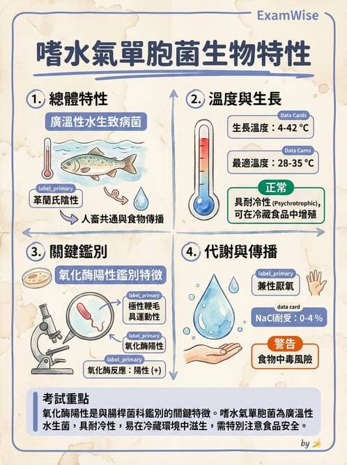 醫檢師 - 弧菌、氣單胞菌與彎曲菌 - AI 圖文解析預覽