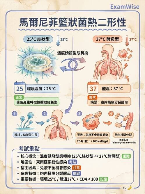 醫檢師 - 系統性與機會性真菌感染 - AI 圖文解析預覽