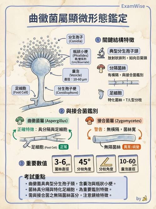 醫檢師 - 系統性與機會性真菌感染 - AI 圖文解析預覽