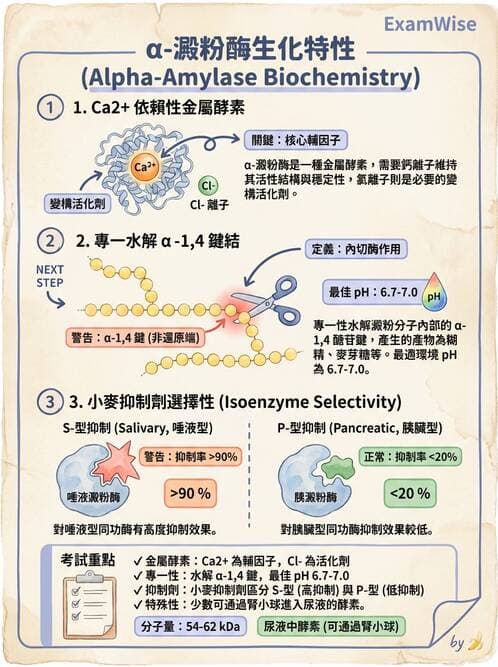 醫檢師 - 肝臟機能與胰臟酵素 - AI 圖文解析預覽