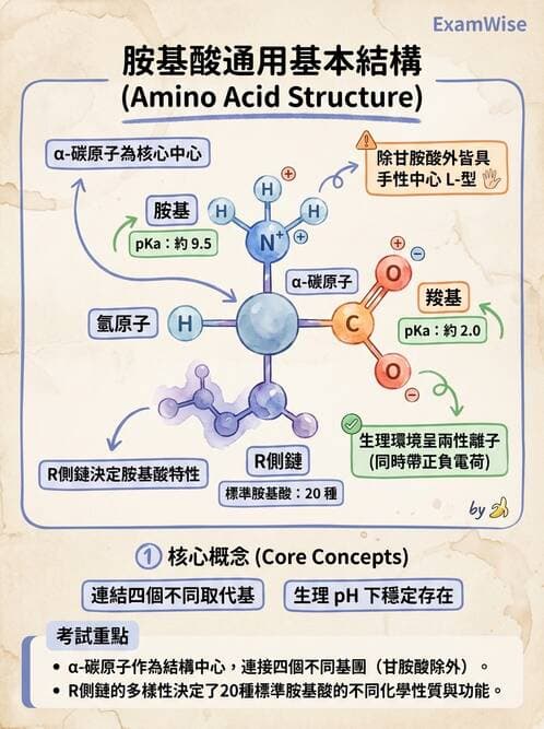 醫檢師 - 胺基酸代謝與先天性疾病 - AI 圖文解析預覽