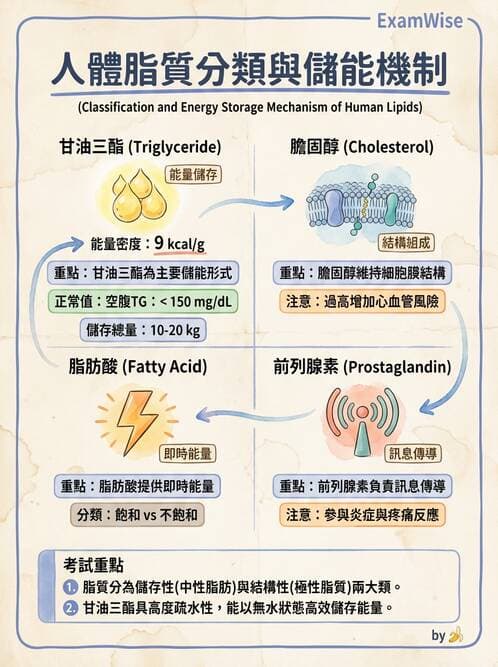 醫檢師 - 脂質代謝與酮體 - AI 圖文解析預覽