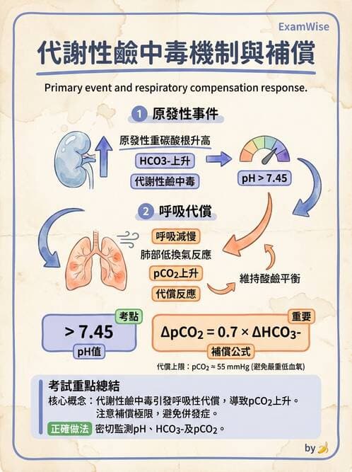 醫檢師 - 血液氣體分析及酸鹼平衡 - AI 圖文解析預覽