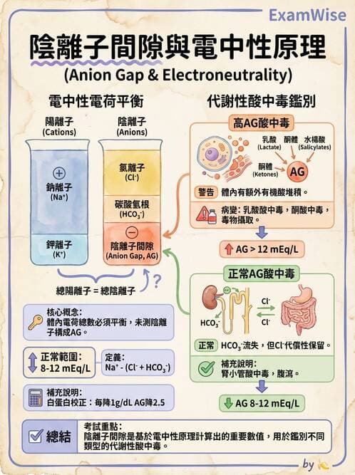 醫檢師 - 血液氣體分析及酸鹼平衡 - AI 圖文解析預覽
