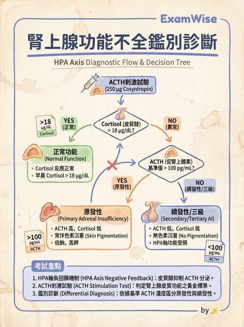 醫檢師 - 腎上腺與生殖內分泌 - AI 圖文解析預覽