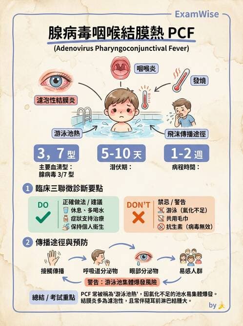 醫檢師 - 腺病毒與痘病毒 - AI 圖文解析預覽