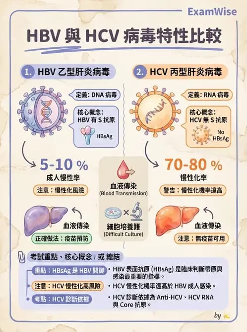 醫檢師 - B型肝炎病毒 - AI 圖文解析預覽