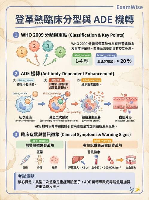醫檢師 - 黃病毒科與蟲媒病毒 - AI 圖文解析預覽