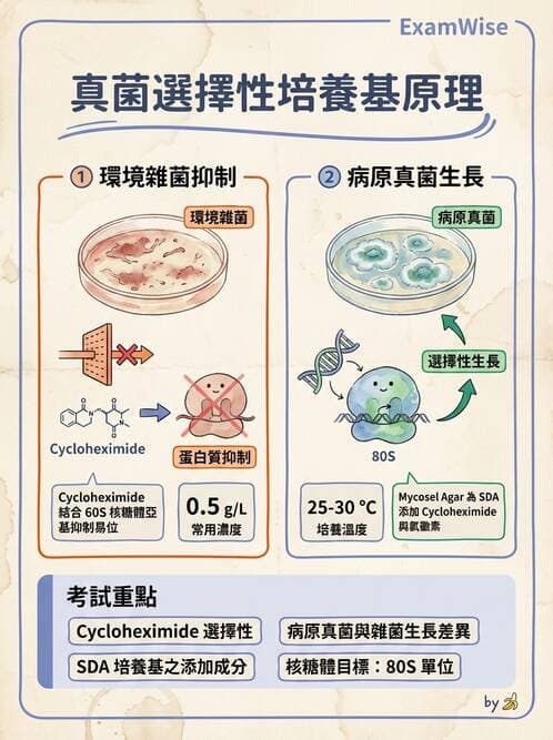 醫檢師 - 真菌診斷與治療 - AI 圖文解析預覽