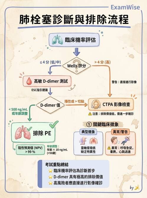 專師 - 肺栓塞與其他肺疾 - AI 圖文解析預覽