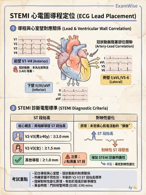 醫檢師 - 心肌病變與特殊心電圖 - AI 圖文解析預覽