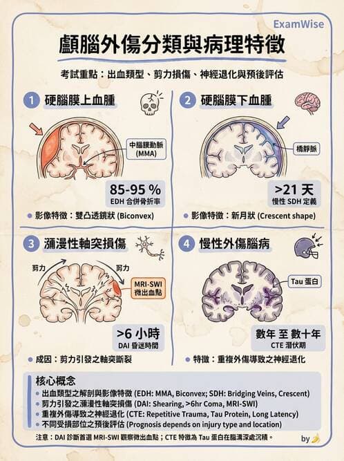 醫檢師 - 神經系統疾病 - AI 圖文解析預覽