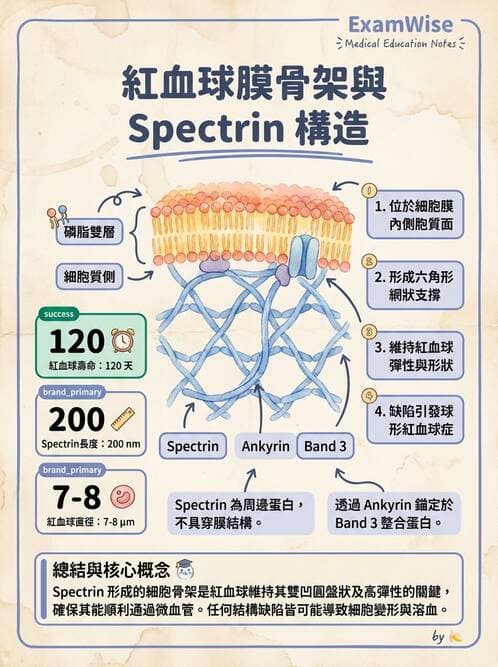 醫檢師 - 紅血球生理與形態 - AI 圖文解析預覽