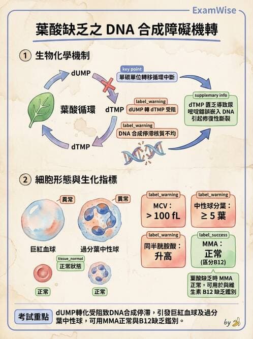 醫檢師 - 貧血診斷與營養缺乏性貧血 - AI 圖文解析預覽