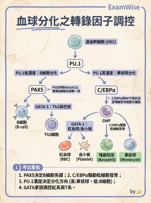 醫檢師 - 白血球生理與形態 - AI 圖文解析預覽