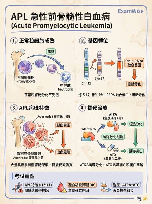 醫檢師 - 急性白血病 - AI 圖文解析預覽