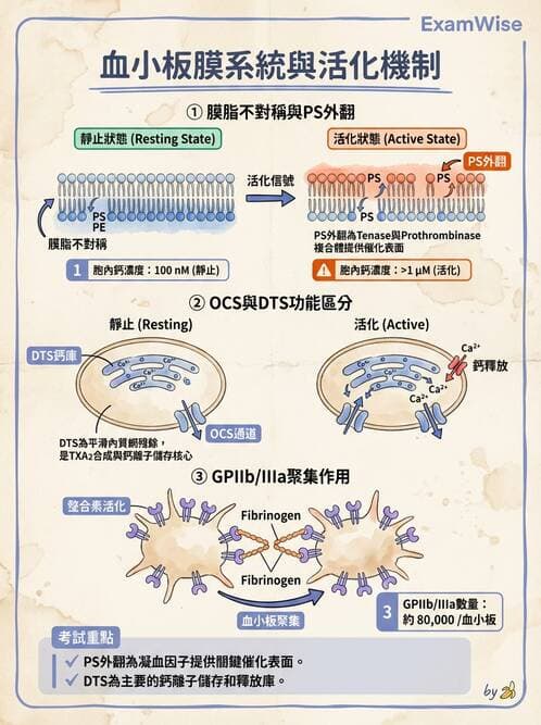 醫檢師 - 血小板與止血生理 - AI 圖文解析預覽