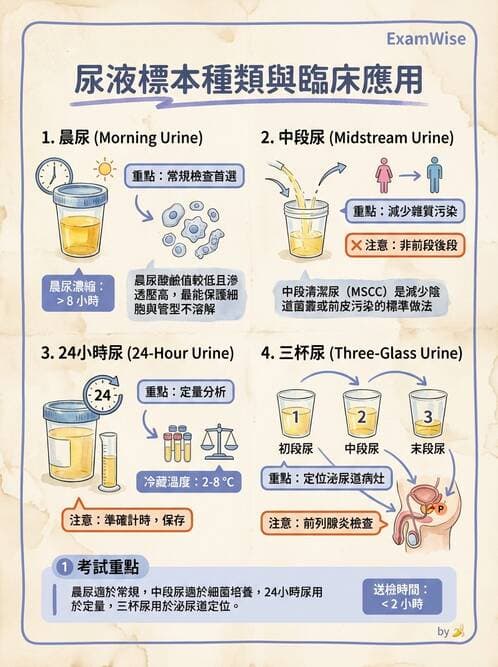 醫檢師 - 尿沉渣鏡檢與物理檢查 - AI 圖文解析預覽