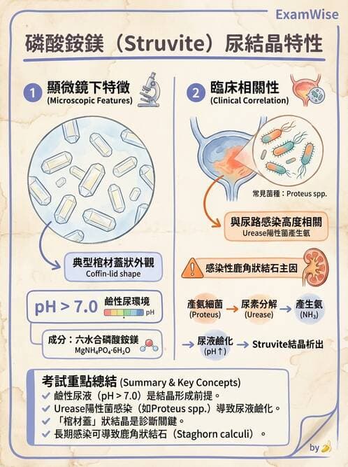 醫檢師 - 尿沉渣鏡檢與物理檢查 - AI 圖文解析預覽