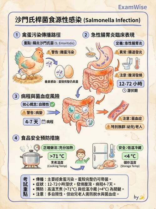 醫檢師 - 主要腸道致病菌 - AI 圖文解析預覽