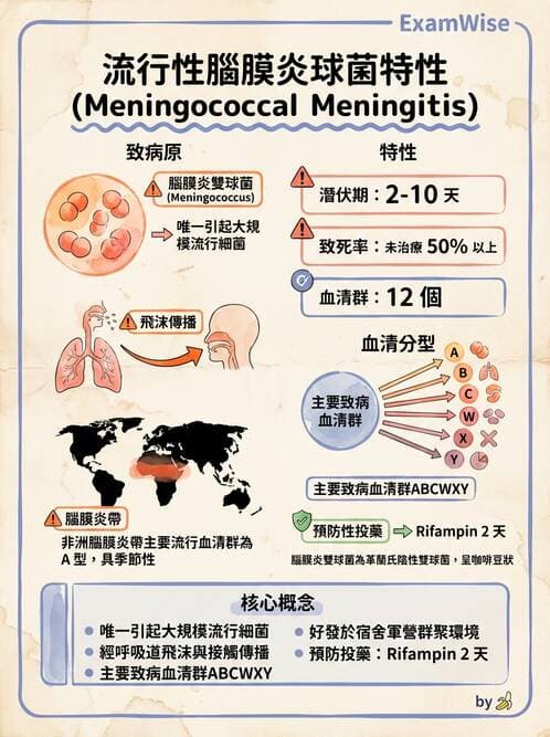 醫檢師 - 奈瑟菌與挑剔性革蘭氏陰性菌 - AI 圖文解析預覽